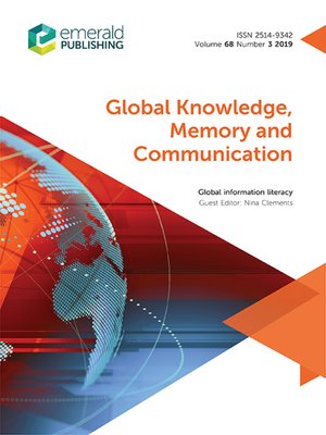 cover image of Global Knowledge, Memory and Communication, Volume 68, Number 3